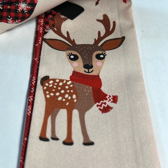 Two Christmas Two Thin Scarves / Hair Bands / Scarves- #770 - Picture 2 of 6